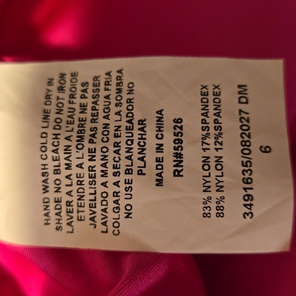 Trina Turk Pink Monacco Ruffled One Piece Built In Bra Lined Swimsuit - Size 6 - Picture 4 of 11
